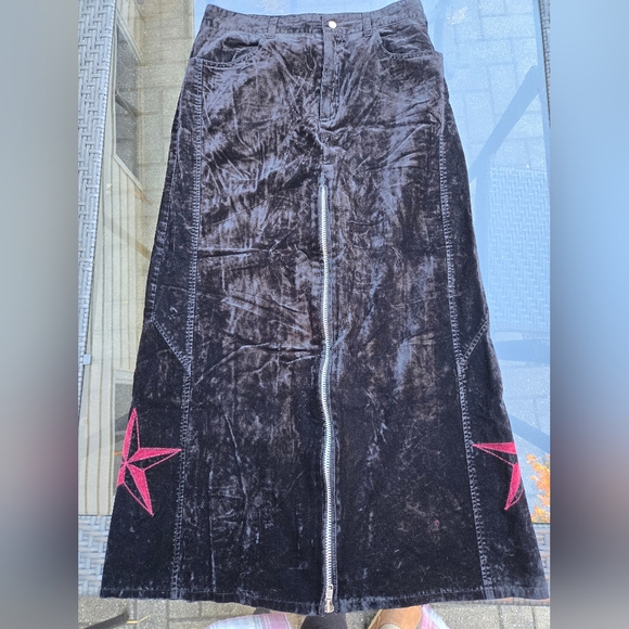 Extremely Rare Vintage Lip Service Velvet Zip Skirt! - Picture 4 of 12